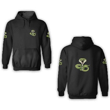 Discover Python Pet animal snake poison cobra cool python anaconda 3D Hoodies