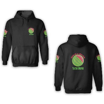 Discover Tractor Fun driving One in a Melon Tractor Operator Watermelon Retirement 3D Hoodies