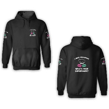 Discover I Bake Macarons French Cookie French Candy Macaron Baker Baseball Tees 3D Hoodies
