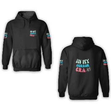 Discover Book Fun In My Horror Era Thriller Book Author Reader Scary Baseball Tees 3D Hoodies