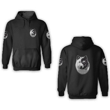 Discover Coyote Mammal Ying Yang White Black Zip 3D Hoodies