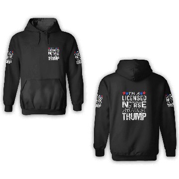 Discover nurses Job Licensed Practical nurses Against Trump Democrat 2024 Elec Zip 3D Hoodies