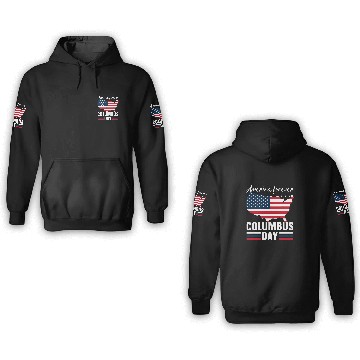 Discover 1492 Christopher Columbus Day 14 3D Hoodies