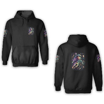 Discover Catstronaut Cosmic Space Cat Astronaut Cat Lovers Graphic Baseball Tees 3D Hoodies