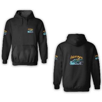 Discover Aquaman Aqua Swim Zip 3D Hoodies