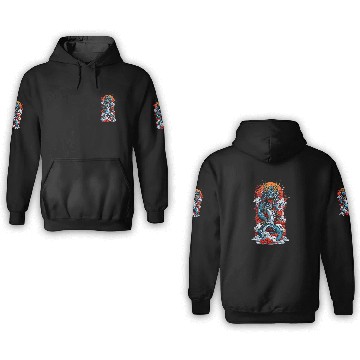 Discover Dragon Pet Japanese Dragon Legend 3D Hoodies