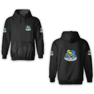 Discover Batman And Robin Midnight Gotham Retro vintages Comic Run 3D Hoodies