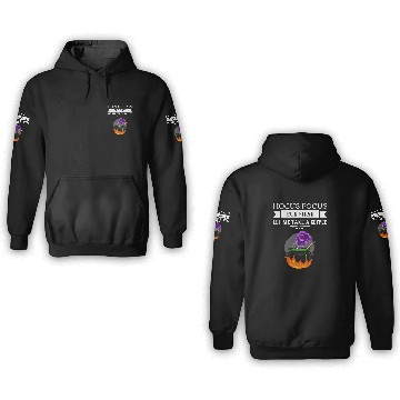 Discover Coffee Fun Hocus Pocus but first let me take a coffee 3D Hoodies