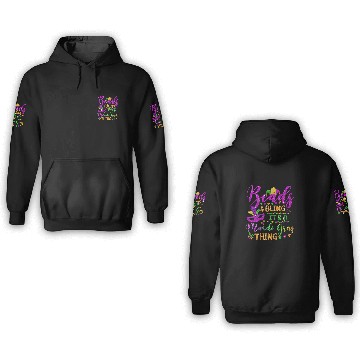 Discover beads and bling its a mardi gras thing fun colorful 3D Hoodies