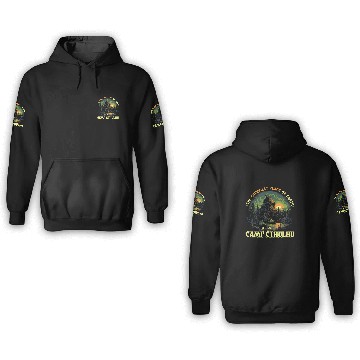 Discover Camp Cthulhu Cosmic Horror Camping Cthulhu 3D Hoodies