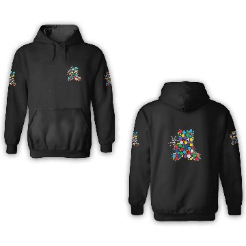 Discover Panda Pet September 15th Polka Dot Panda International Dot Day 3D Hoodies