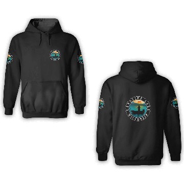 Discover Caroline Lake Wisconsin Fishing 3D Hoodies