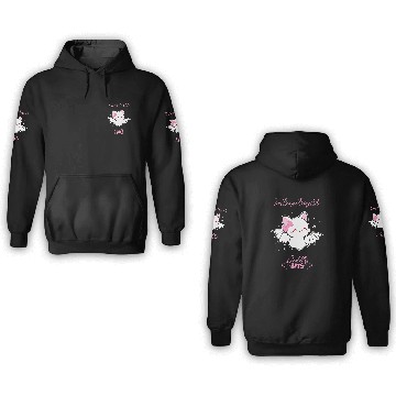 Discover Cute albino bat flying designed by Cuddly Bats comics 3D Hoodies