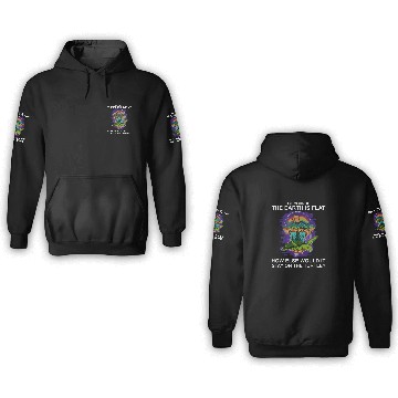 Discover Turtle Pet Flat Earth Turtle Flat Earther Baseball Tees 3D Hoodies