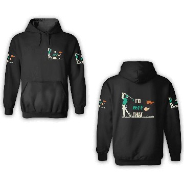 Discover Id Hit That Birdie Bogey Eagle Par Beer Golf ART ON BACK Zip 3D Hoodies