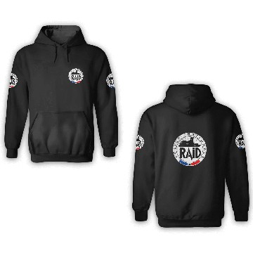 Discover French Special Forces Police Gendarmerie RAID 3D Hoodies