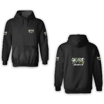 Discover Wines Fun Grape Vine vintages Drinking Design 3D Hoodies