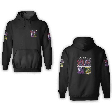 Discover Transformers Classic Characters Graffiti Painted Walls Retro 3D Hoodies