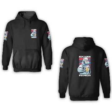 Discover Beer Fun Ben Franklin Drinking Beer Benjamin Dranklin 3D Hoodies