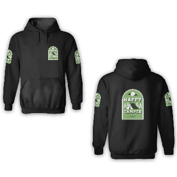 Discover Wind Cave Happy Camper 3D Hoodies