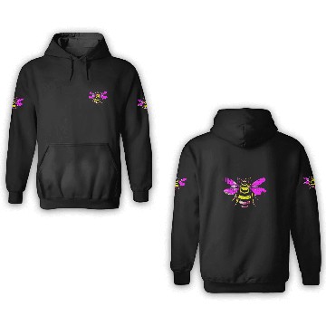 Discover Queen Bee Honey Bee Vintage 3D Hoodies