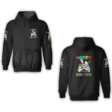Discover Video Game Easter Bunny Gaming Controller Gamer Boys Girls T 2 Baseball Tees 3D Hoodies
