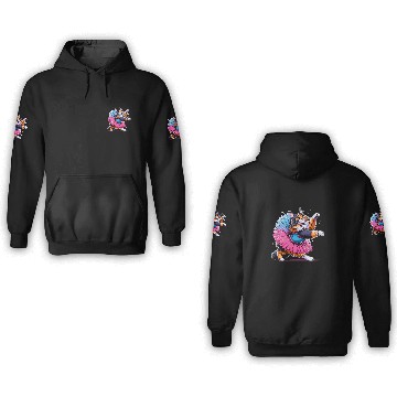 Discover Ballerina Maine Coon Cat Dancing 3D Hoodies