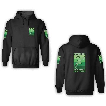 Discover Funny Running For Dad Marathon Runner Coachs Marathoner 3D Hoodies