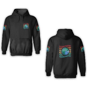 Discover Geography Earth Science Students Geology Study 3D Hoodies