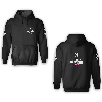 Discover Robotics Programmer Girl Machine Learning Computing Lover Baseball Tees 3D Hoodies