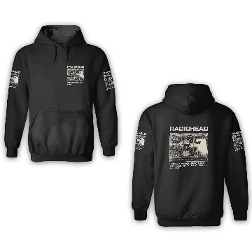 Discover RADIOHEAD, Radiohead 3D Hoodies