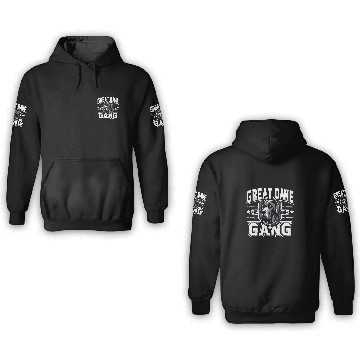 Discover Great Dane Gang Funny Graphic Tees 3D Hoodies
