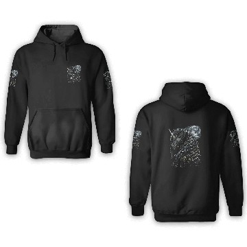 Discover Gothic Unicorn Baseball Tees 3D Hoodies