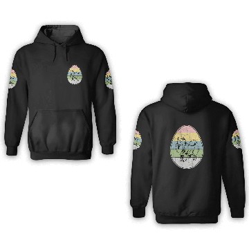 Discover Happy Easter Egg American Eskimo Dog Graphic Cool Easter Day Baseball Tees 3D Hoodies