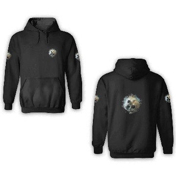 Discover Cute Dog Chihuahua Zip 3D Hoodies