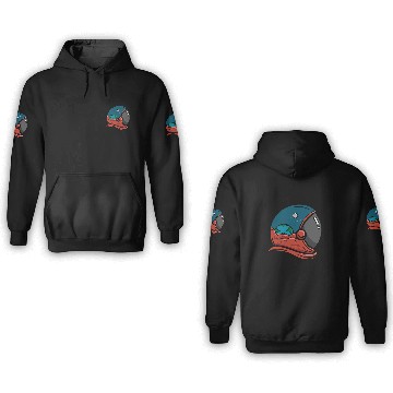 Discover Future Astronaut Universe Aerospace Engineer Galaxy Zip 3D Hoodies