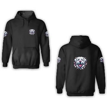 Discover Great Pyrenees Breaking Through 3D Hoodies