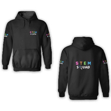 Discover STEM Squad Science Technology Engineering Math Steminist Baseball Tees 3D Hoodies
