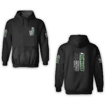 Discover Forest Forestry Worker American Flag Forester 3D Hoodies