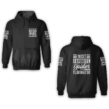 Discover Lacrosse Gift mosts Favorite Spider Eliminator 3D Hoodies