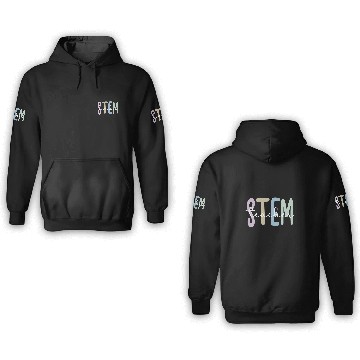 Discover STEM Teacher Science Technology Engineering Math Zip 3D Hoodies