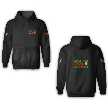 Discover Baking Support Your Local Cookie dealers Cookie 3D Hoodies