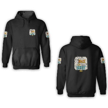 Discover Trick Or Trick Scary Spider Night Halloween 3D Hoodies