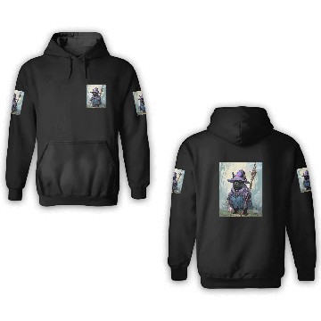 Discover French Bulldog Wizard Funny Dog Magic 3D Hoodies