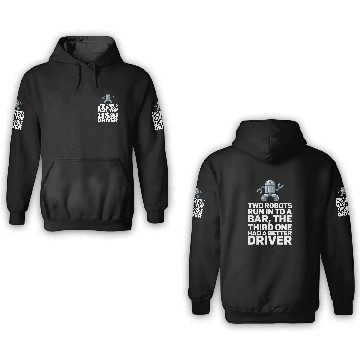 Discover Two Robots Run Into A Bar Robot Baseball Tees 3D Hoodies