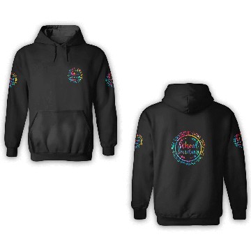 Discover Tie Dye School Secretary Administrative Assistant Office 22 3D Hoodies