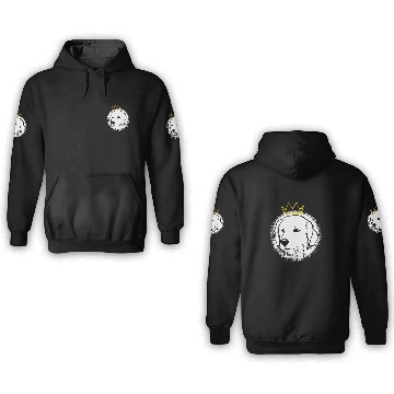 Discover Great Pyrenees with Crown Baseball Tees 3D Hoodies
