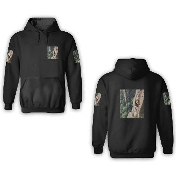 Discover Rock Climbing Adventure Stunning Views 3D Hoodies