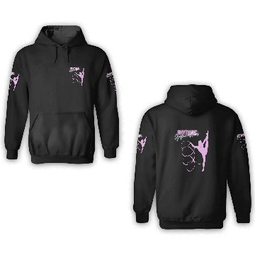 Discover Rhythmic Gymnastics Purple Lilac Gymnast Girl 3D Hoodies