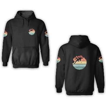 Discover Retro Style Rock Climbing vintages Bouldering Climber 3D Hoodies